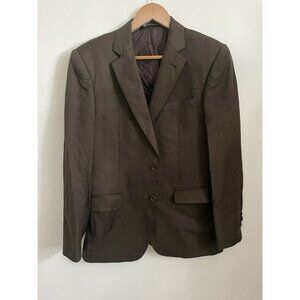 Zignone Men’s Suit Jacket Olive Made In Italy.  Size 38R